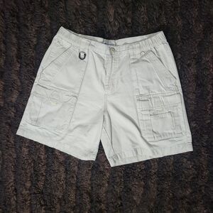 Columbia Mens Cargo Shorts Gray Sz M